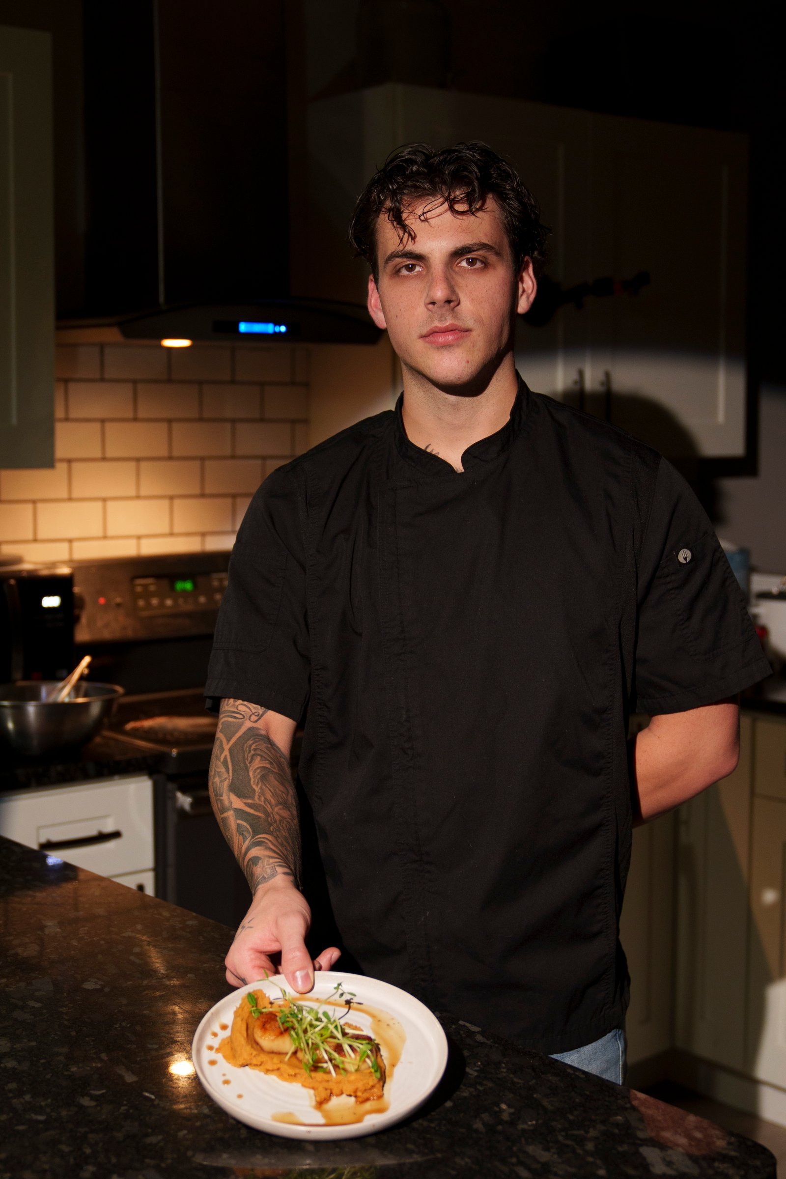 Chef preparing a meal